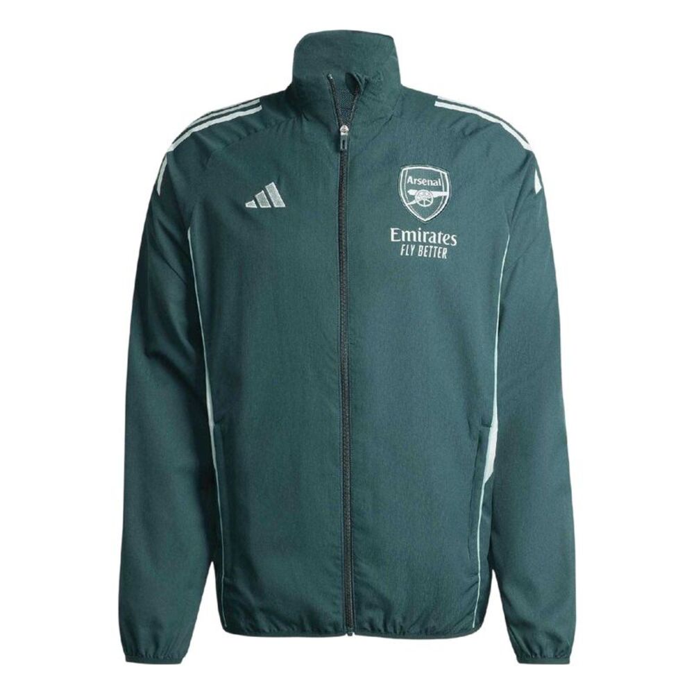 Adidas Mens Arsenal FC Side Pocket Track Jacket / Green